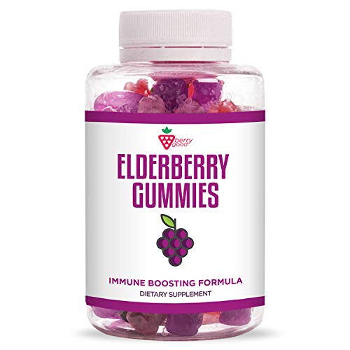 Sambucus Elderberry Gummies - with Vitamin C, Elderberry, Zinc - for Healthy Immune System Support - Natural Ingredients - Made with Plant-Based Pectin - 30 Gummies