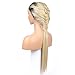 FUHSI Kanekalon Fiber Dark Roots Two Tone Full Lace wig Real Natural For Women–Soft&Smooth, Straight&No Shedding, Comfortable&Adjustable For Perfect Fit –2T613# Ombre Blonde 250D 22