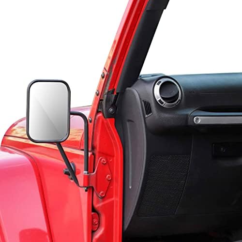 RTTCZ Doors off Mirrors, Quick Release Side View Mirrors Off Road Kit