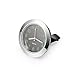 Car Air Vent Clock ALLOMN Car dashboard Clock Luminous Mini Auto Interior Quartz Analog Watch (Silver)