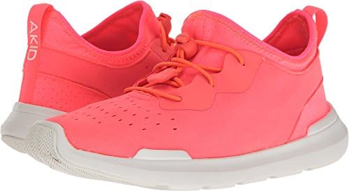 AKID Brand Baby Girl's Sutherland (Toddler/Little Kid/Big Kid) Neon Coral/White XS (4C-6C) M