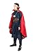 Strange Costume Deluxe Dr Outfit Red Cape Full Set Halloween Cosplay Costume XL