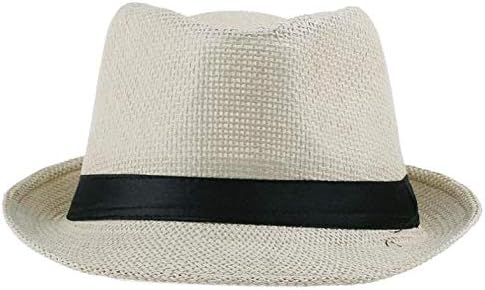 Kehuitong ホットユニセックスレディースメンズファッション夏カジュアルトレンディビーチ日ストローパナマジャズハット Kehuitong ホットユニセックスレディースメンズファッション夏カジュアルトレンディビーチ日ストローパナマジャズハット