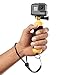 Amazon Basics Floating Waterproof GoPro Mount Hand Grip Handle - 2.5 x 1.5 x 6 Inches, Yellow, Black