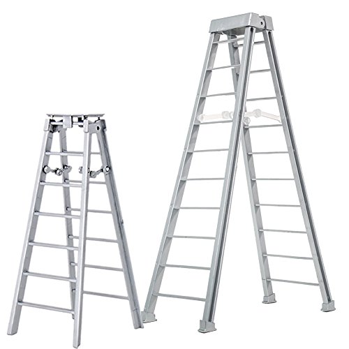 One 10 Inch & One 7 Inch Silver Ladder For WWE Wrestling Figures