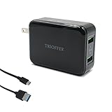 Quick Charge 3.0 Wall Charger, 36W 2 Port QC3.0 USB Travel Charger with 3.3ft Micro USB Cable for Samsung Galaxy S7/S6 Edge+, Note 5/4/Edge, LG G5/LG V10, Nexus 6, iPhone/iPad,Tablets