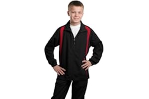 Sport-Tek Youth Colorblock Raglan Jacket. YST60