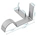 MEELLION Curtain Rod Bracket Adjustable Curtain Rod Curtain Rod Holder 4 PCS Single Window Frame Curtain Rod Brackets (Silver)
