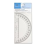 Sparco Plastic Protractor, 6-Inch Long, Clear (SPR01490)