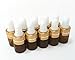 Your Prepared Family Miniature 1/4 Dram 1mL Glass Dropper Bottles for Essential Oils from. Amber Glass to Protect Sensitive Oils. Gold top is The for Any Special Occasion. (10 Pack)