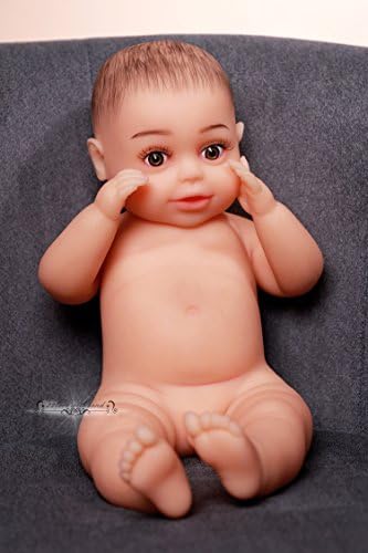 Erosdolls INC 15Inch Collectible Lifelike Reborn Baby Doll Full Body Newborn Soft Silicone Lovely Lifelike Cute Boy Toy Children