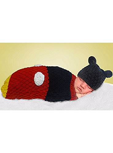 Baby Crochet Cocoon Mickey Mouse Costume