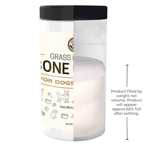 8oz Beef Bone Broth Powder for Dogs and Cats – Premium Grass-Fed Beef Broth Topper for Cats and Dog
