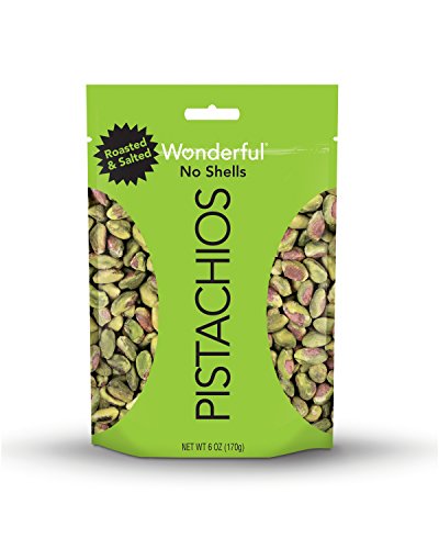 Wonderful Pistachios, No Shell, Roasted and Salted, 6 Ounce
