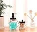 Elwiya Mason Jar Qtip Holder Premium Glass with Stainless Steel Lid, Rustic Mason Jar Cotton Ball / Swabs / Rounds Holder Farmhouse, 1 Pack Mason Jar Decor Bathroom Vanity Storage Organizer