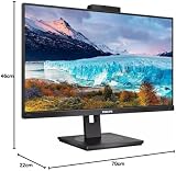 Philips 272S1MH S Line 27" Full HD IPS Monitor Windows Hello Webcam view 7
