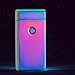 USB Lighter in Innovative Design, Dual Arc, USB Rechargeable Windproof, Elegant Gift Box[Colorful]