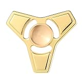 Anself Mini Premium Metal Alloy Tri Fidget Hand Finger Spinner Spin Triangle Widget Focus Toy for ADHD Children Adults Relieve Stress Anxiety Boredom Lasting for 2 to 6 Minutes
