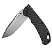 Zero Tolerance Hinderer Carbon Fiber Pocket Knife (0566CF); 3.25” Stonewashed S35VN Steel Blade; Carbon Fiber Front, Steel Back Handle Scales; SpeedSafe Open, Frame Lock, Quad-Mount Pocketclip; 5.3 OZ