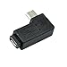 UCEC USB 2.0 Adapter Plug - Left and Right Angle Micro to Micro - Male to Female - Pack of 2