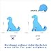 Z PLINRISE Puppy Desk Phone Stand Dog Shape Smartphone Holder for Free You Hands (Blue)