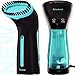 Steamer for Clothes Mini - Portable, Handheld Garment Steamer for Travel and Home - No Spitting, Works at All Angles - Best Ironing Steamer for Clothing, Any Fabrics and Curtains, 110V, 9.8ft Cord