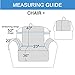 RHF Reversible Recliner Chair Cover, Chair Cover, Recliner Cover, Pet Cover for Chair, Furniture Protector, Machine Washable, Double Diamond Quilted(Recliner-Small:Light Beige/Light Beige)