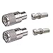 LOT OF 2 AMPHENOL PL-259 / UHF WITH RG58 REDUCERS CB RADIO COAX CONNECTORS
