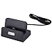 Moto Z Droid / Moto Z Force Dock Charger, MP-Mall USB Data Sync Charging Cradle Dock Station for Moto Z Droid / Moto Z Force (Black)