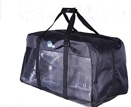 AquaLogix Mesh Duffle Bag - Rubberized Mesh and Durable Nylon - Large Size