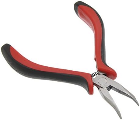 Housweety 1pc Bent Nose Plier Wire Wrapping Beading Jewelry Tool