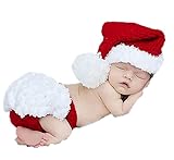 Leegoal(TM) Chirstmas Style Baby Photography Prop Crochet Beanies Hats