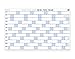 Large Undated Dry Erase Wall Calendar by BestSelf — 36” X 26” 12 Month Calendar Perfect for Planning, Project Management and Scheduling — Big, Durable and Laminated for Easy Marker Use
