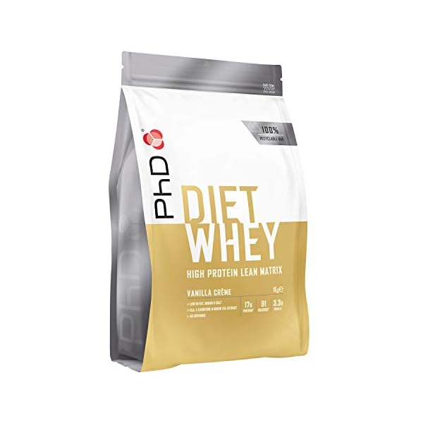 PhD-Nutrition-Diet-Whey-Protein-Powder-1-kg-Vanilla-Cream PhD Nutrition Diet Whey High Protein Lean Matrix, Vanilla Crème Diet Whey Protein Powder, High Protein, 40 Servings Per…
