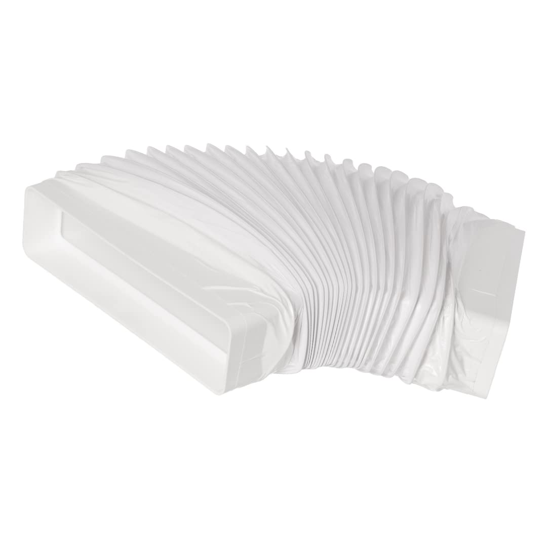 220x55mm Flexible Duct with Connectors - Rectangular Flat PVC Ducting