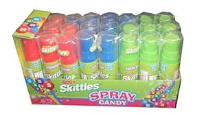 Amazon.com : Sour Skittles Spray Candy, Strawberry, Blue ...
