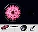 Jenabee® Blooming Flower Black Vinyl UV Protective Canopy Parasol UPF 40+ Sun Block Umbrella Summer Shady Sun Umbrella