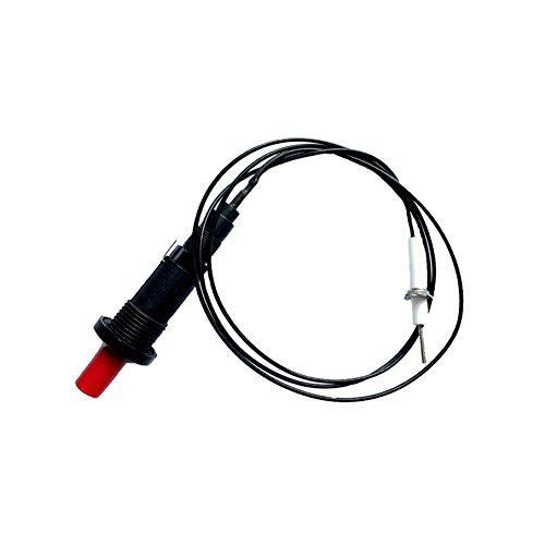 METER STAR Push button kitchen lighters Piezo Spark Ignition set with 200 Degree resistance cable 1 meter len Set of 2