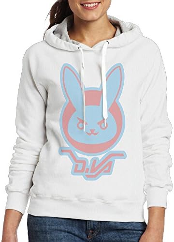 Jozie Women's Hoodie DVA LOGO Over First Size M White