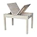 IC International Concepts Table with Lift Up Top for Storage Solid Real Wood, Sturdy Parawood, Minimum Assembly, 33.1 X 24 X 22.2, Unfinished