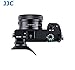 JJC ES-A6300 Large Eyecup Eyepiece for a6300 a6000, Ergonomic Oval Shape Soft Silicone, 360º Rotatable, a6300 Eye Cup, a6000 Eyecup, a6300 Eye Piece, Compatible with Sony a6300 a6000 NEX-6 NEX-7