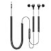 Avantree Headphones LONG CORD Earbuds with Mic, 10FT / 3M Extension Cable In Ear Earphones for PC, Metal Stereo Wired Bass Headset with Spring Coiled Wire - HF022
