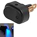 12V 30A Waterproof LED Light On/Off Car Boat Marine Auto Motorcycle 3P Rocker SPST Toggle Switch,Pack of 4 (Blue)