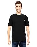 Dickies - Mens WS450 Heavyweight Crew Neck Tee, Size: XXXX-Large x Tall, Color: Black