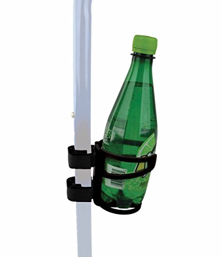 Blue Jay Hold My Drink Universal Beverage Holder, Use With All Your Mobil Equipment, Holds A Wide Selection Of Beverages Just Attach and Adjust, No Tools Required, Black, Non-Slip Strip, Flexible