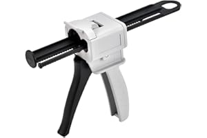 NEWCOMDIGI Dispenser Gun, 10:1 Epoxy Glue Gun, Impression Mixing Dispensing Gun Applied to AB Plastic Tube (75ML)