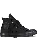 Converse Unisex Chuck Taylor All Star Monochrome High Top Sneaker (12.5 B(M) US Women / 10.5 D(M) US, Black Monochrome)