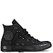 Converse Unisex Chuck Taylor All Star Monochrome High Top Sneaker (12.5 B(M) US Women / 10.5 D(M) US, Black Monochrome)