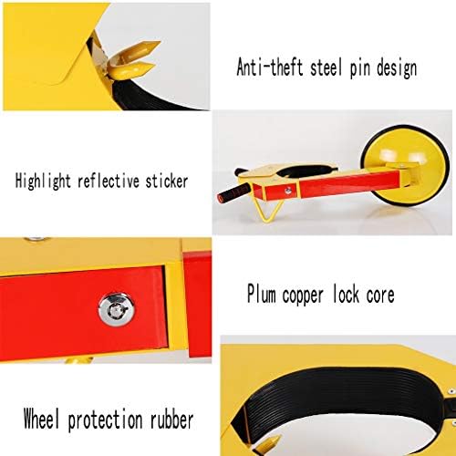 車 家電 カメラ ヘビーデューティ 盗難防止 ロック Lhhl キャラバン カーセキュリティ ホイールロック タイヤロック セキュリティ ために Suv ロック 車 トレーラー B0813q5db1 おしゃれ カーセキュリティ