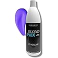 HAIR BAR NYC 20 Volume - Blond Plex Anti-Yellow Porfessional Lightening System for Charcoal Hair Bleach - Violet Developer with Plex, Reduce Brassy, Eliminates Orange Tones 33.8oz/1lt